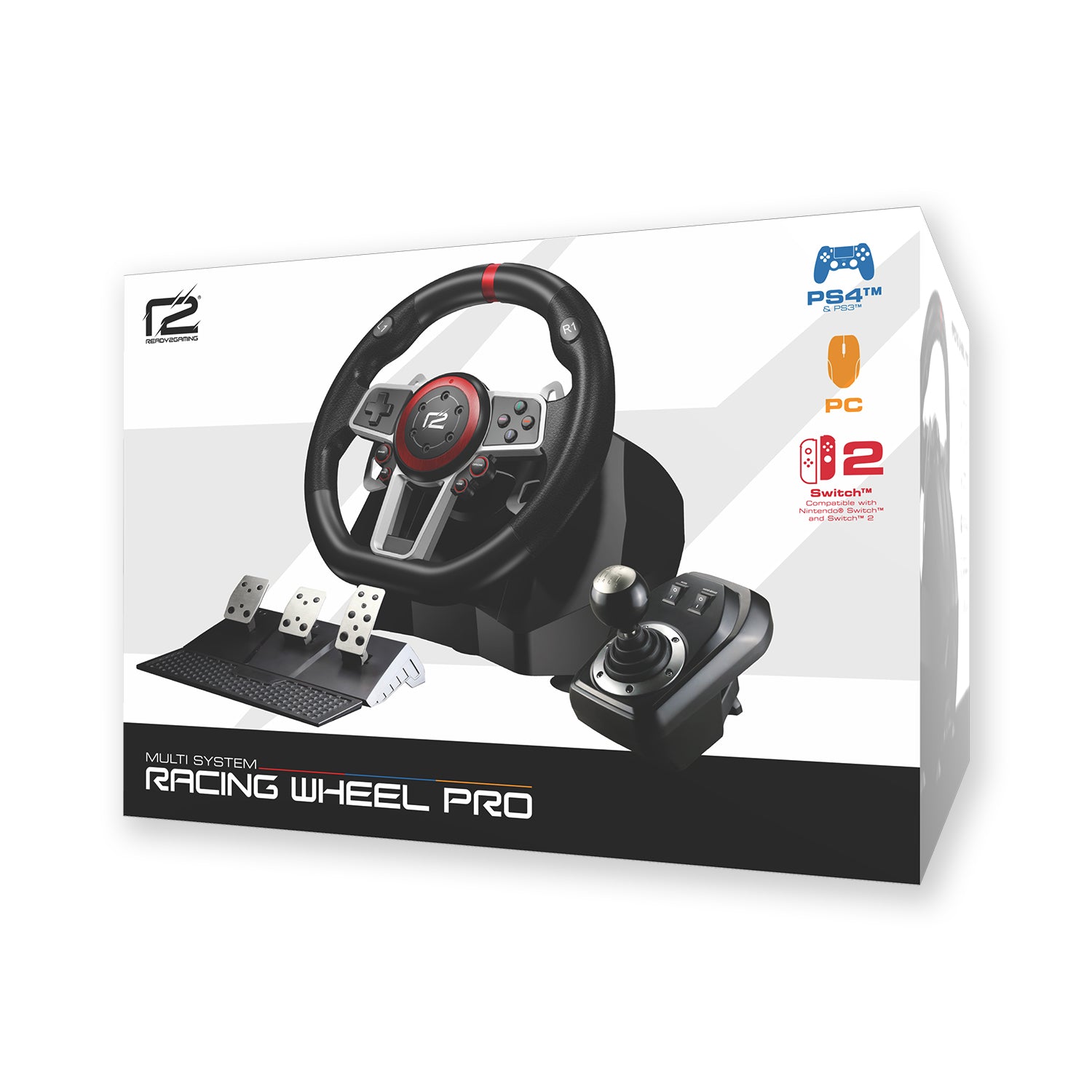 switch lenkrad und pedale Racing Wheel Pro – Gaming-Lenkrad (PS3/PS4/Switch/PC)