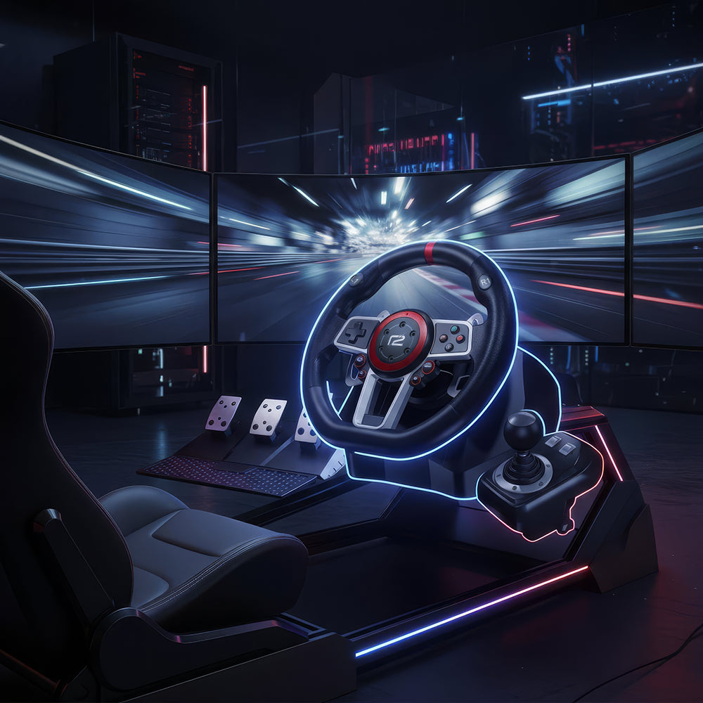R2G Multi System Racing Wheel Pro