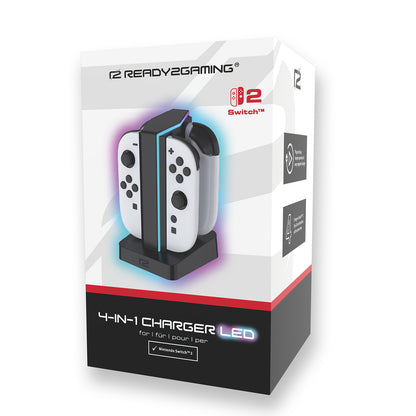 R2G Nintendo Switch 2 4in1 Charger LED