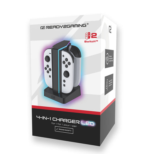 R2G Nintendo Switch 2 4in1 Charger LED