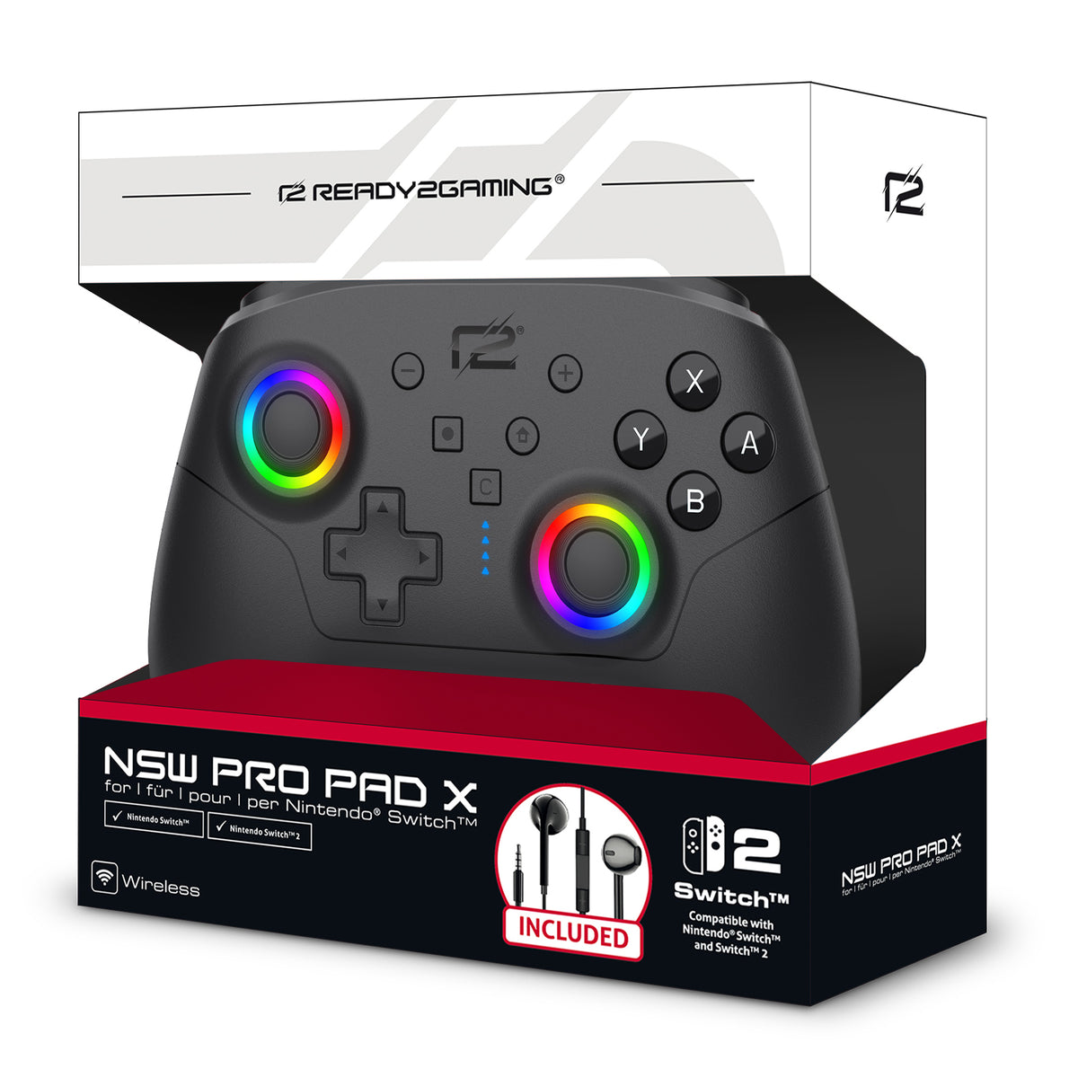 Rubix R2 Switch R2G Nintendo Switch 2 Pro Pad X – ready2.world