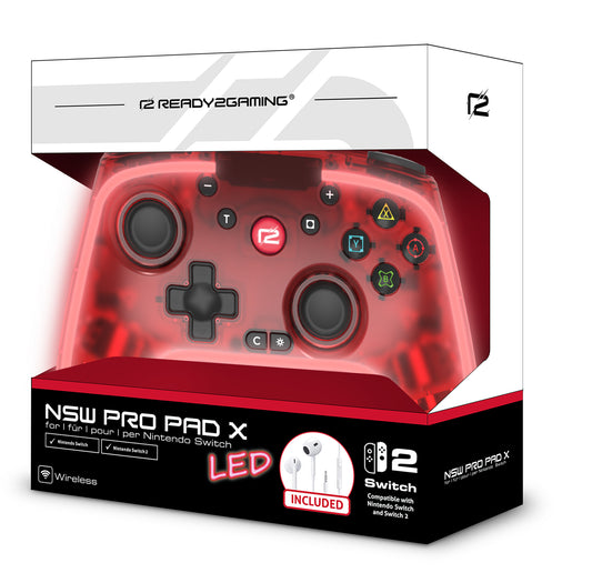R2G Nintendo Switch 2 Pro Pad X LED