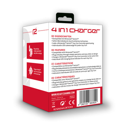R2G Nintendo Switch 4in1 Charger