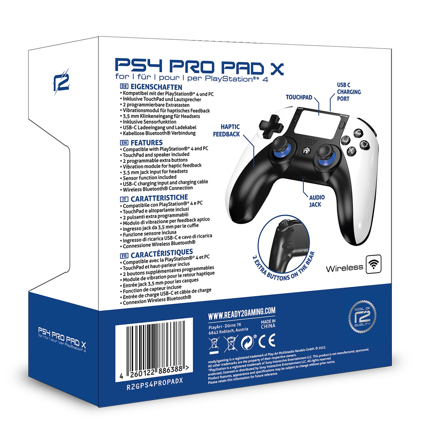 R2G PS4 Pro Pad X