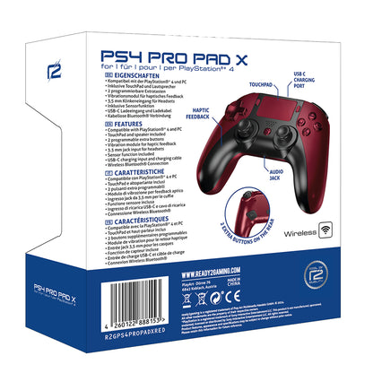 R2G PS4 Pro Pad X RED